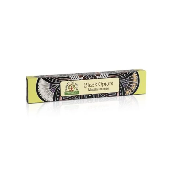 Namaste India - Füstölő Black Opium 15gr/cs