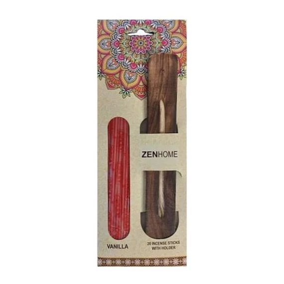Zen Home - Füstölő tartóval Vanilia/szett