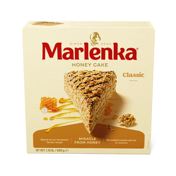 Marlenka - Mézes torta dióval 800g