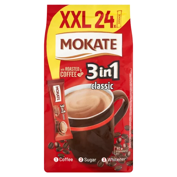 Mokate - 3in1 XXL kávéitalpor (24x14 g)