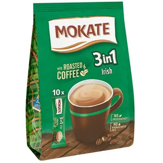 Mokate - Irish 3in1 instant kávé (10x17 g)