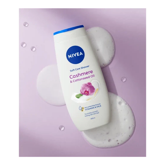 Nivea - Cashmere & Cotton Seed Oil krémtusfürdő 250ml