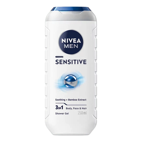 Nivea - Sensitive Man tusfürdő 250ml