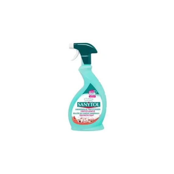 Sanytol - Fertőtlenítő felülettisztító spray univerzális, grapefruit illattal 0,5 l