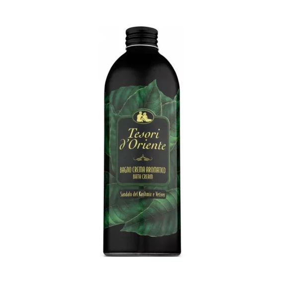 TESORI D'ORIENTE - fürdőkrém szantálfa kasmírfa és vetiver aromával 500 ml