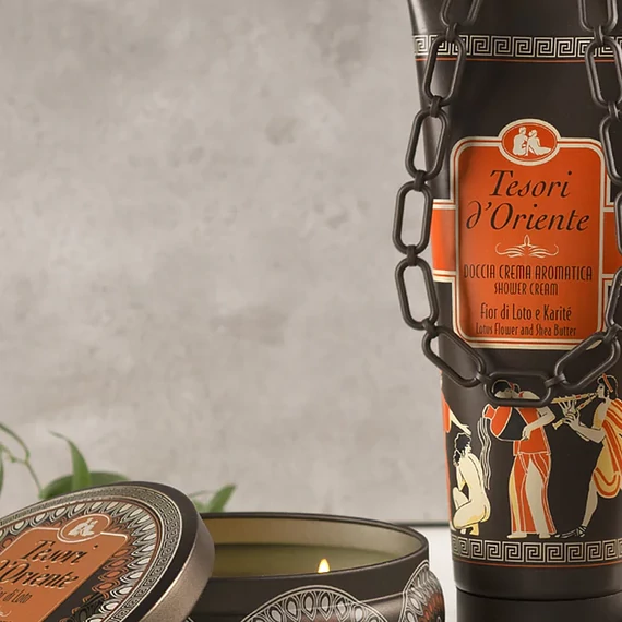 TESORI D'ORIENTE - krémtusfürdő lótuszvirág aromával 250 ml